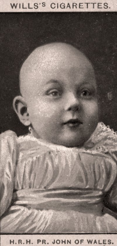 HRH、PR、ジョンオブウェールズ、1908年。 作： WD and HO Wills