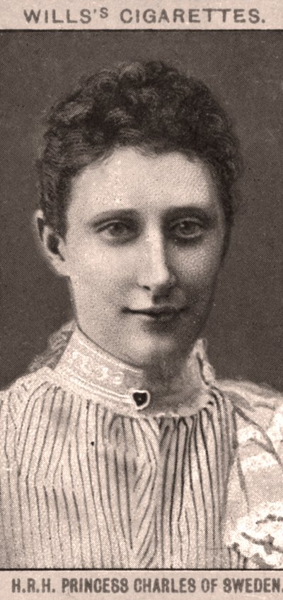 チャールズ皇太子妃、1908年。 作： WD and HO Wills