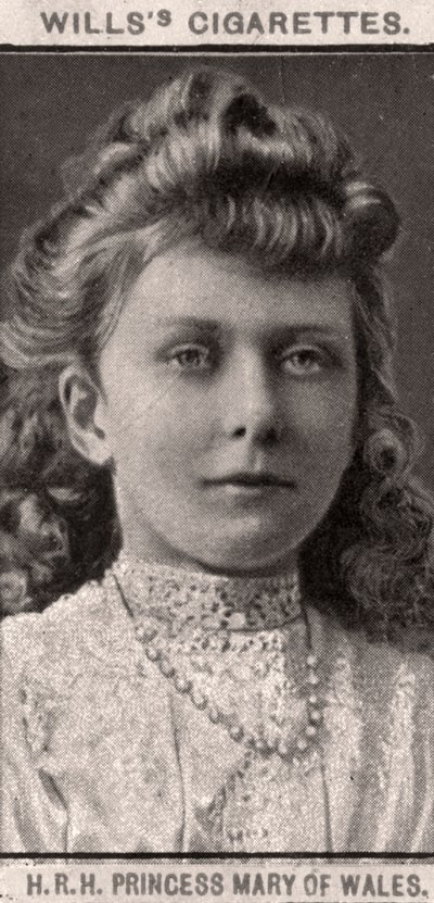 HRHプリンセスメアリーオブウェールズ、1908年。 作： WD and HO Wills