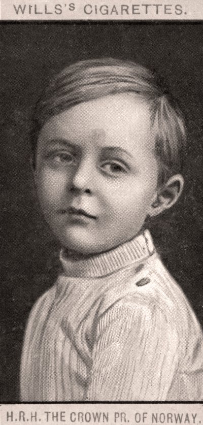HRHクラウン、PR。ノルウェー、1908年。 作： WD and HO Wills