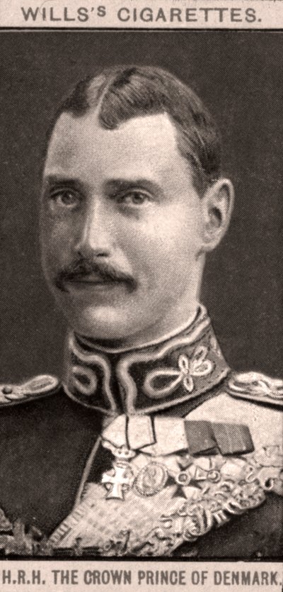 HRHデンマーク皇太子、1908年。 作： WD and HO Wills