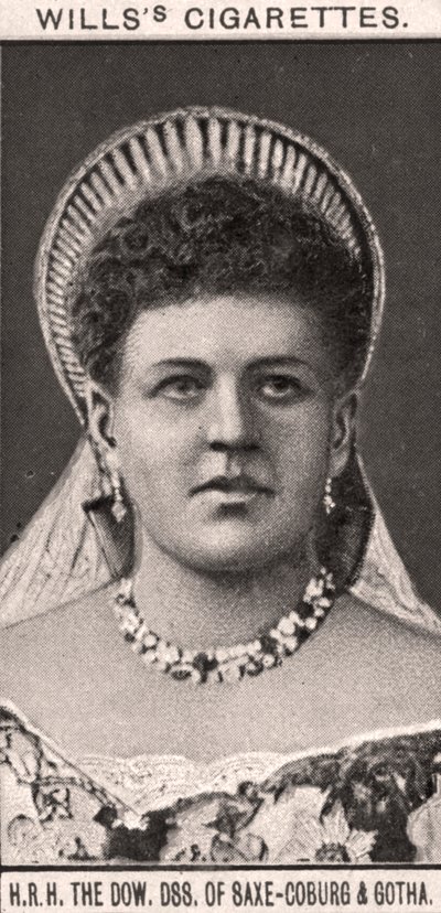 HRH、ダウ、DSS。 Saxe-Coburg＆Gotha、1908年。 作： WD and HO Wills