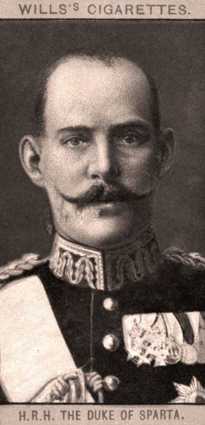 HRHスパルタ公爵、1908年。 作： WD and HO Wills