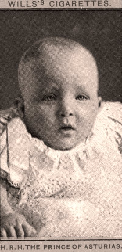 HRHアストゥリアスの王子、1908年。 作： WD and HO Wills