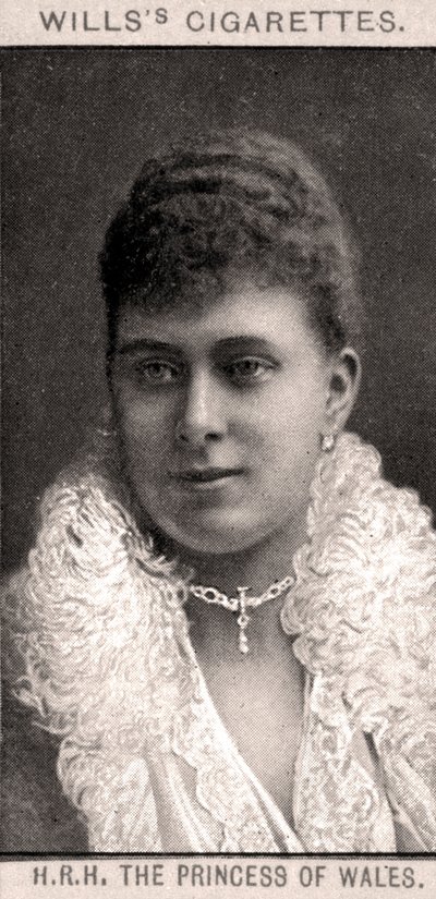 HRHプリンセスオブウェールズ、1908年。 作： WD and HO Wills