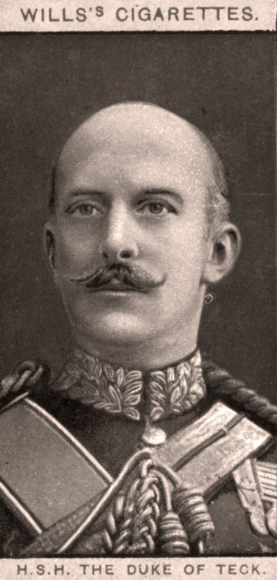 HSH The Duke of Teck、1908。 作： WD and HO Wills
