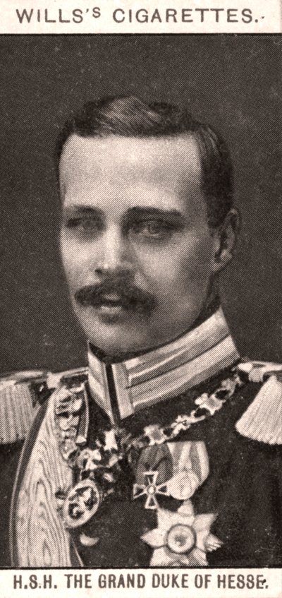 HSHヘッセン大公、1908年。 作： WD and HO Wills