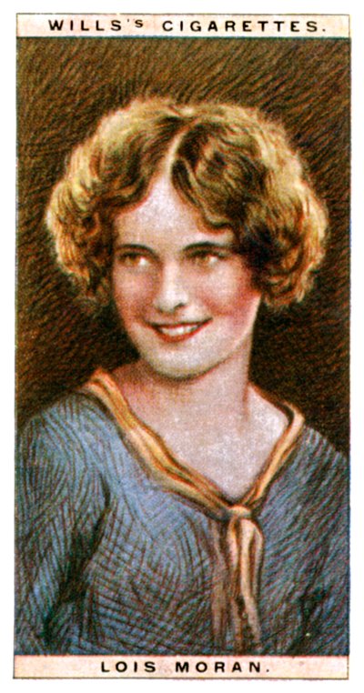 ロイスモラン1909-1990、アメリカの女優、1928。 作： WD and HO Wills