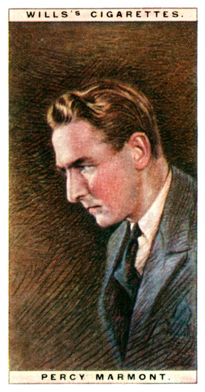 パーシーマーモント1883-1977、イギリスの俳優、1928年。 作： WD and HO Wills