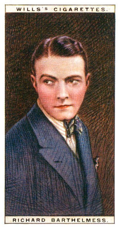 リチャードバーセルメス1895〜1963年、アメリカの映画スター、1928年。 作： WD and HO Wills