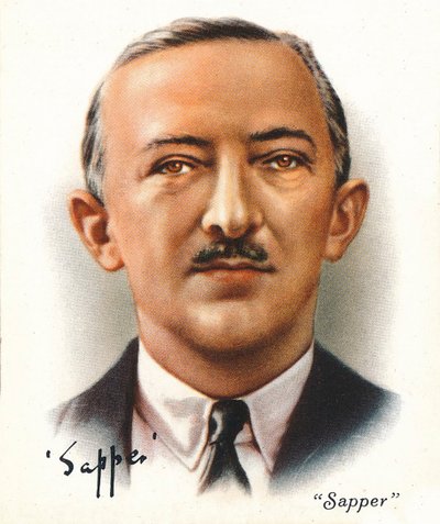 Sapper Lt-Col Cyril McNeile、1937。アーティスト：不明、WD＆HO Wills。 作： WD and HO Wills