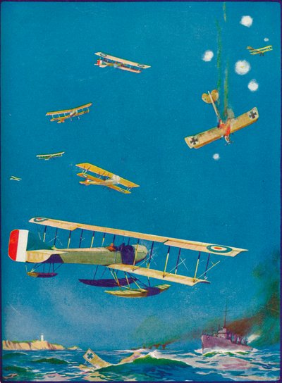 沿岸防衛：レイダーズの運命」1918年頃 1919年 作： WH Holloway