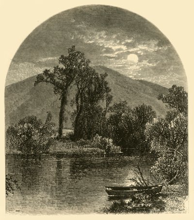 「フーザック川、北アダムス」、1874 年。 作： W.H. Morse