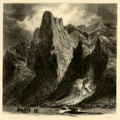 センチネル・ロック・アンド・フォール」1872年   作： W.H. Morse