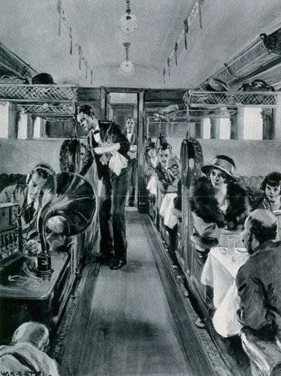 電車の中でラジオ 作： W.R.S. Stott