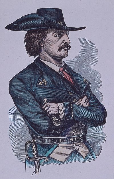 ジャン・ラフィット（彩色済み彫刻 作： John Ward Dunsmore