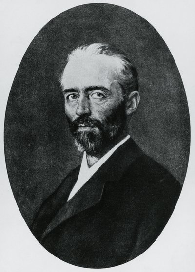1909年にノーベル医学賞を受賞したスイス人医師、エミール・テオドール・コッハー（1841-1917）の肖像（彫刻）。 作： John Ward Dunsmore
