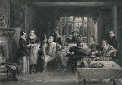 ファルスタッフとその仲間たちウィンザーの陽気な妻たち、c1870 作： W. Greatbatch