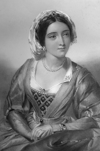 カスティーリャのエリノア1244-1290、エドワード1世の女王の配偶者、1851年。 作： W. H. Egleton