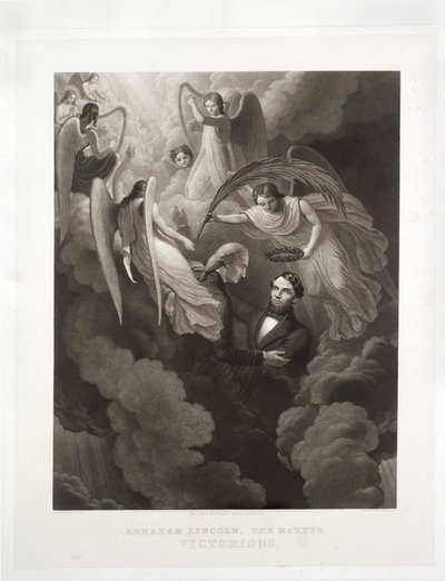 エイブラハム・リンカーン、殉教者、勝利、ジョン・サーティン（1808-97）、1866年頃 作： W. H. Hermans