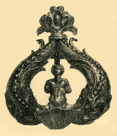 ブロンズドアノッカー、c1550-1600、1881。 作： W. Harbutt