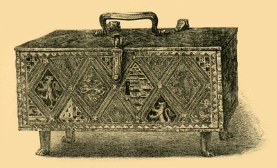 ヴァランスキャスケット、c1305-1312、1881。 作： W. Harbutt