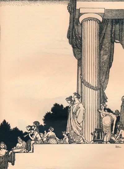 真夏の夜の夢、第1幕、シーン1、1914 作： William Heath Robinson