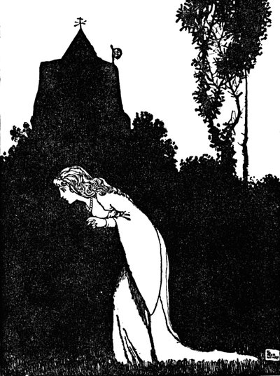 私はチャーチヤードに冒険しなければなりません、c1930 作： William Heath Robinson