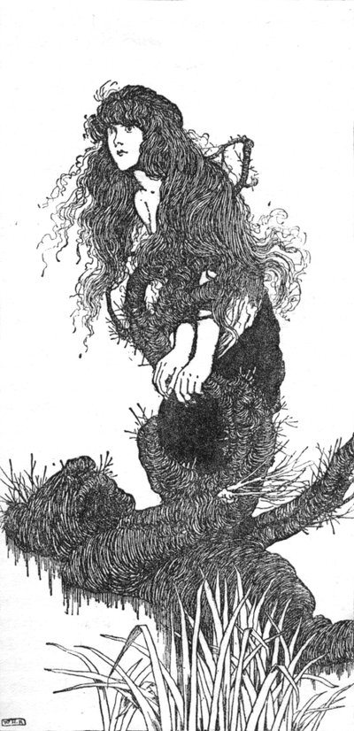 彼女を倒したのは彼だった、c1930 作： William Heath Robinson