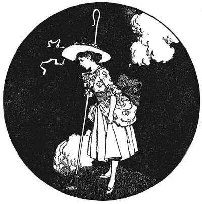 羊飼いと煙突掃除人、c1930 作： William Heath Robinson