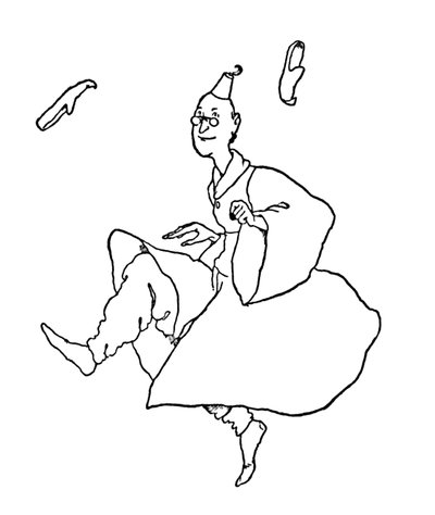 彼らのスリッパは彼らの耳、c1930について飛びました 作： William Heath Robinson
