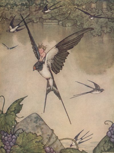 はい、私はあなたと行きます！ Tommelise、c1930は言った 作： William Heath Robinson