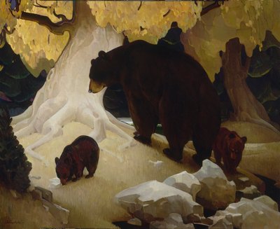 山麓の秋 作： W. Herbert Dunton