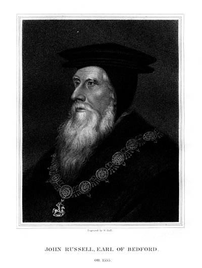 ジョンラッセル、初代ベッドフォード伯爵、英国王室、1825年。 作： W. Holl