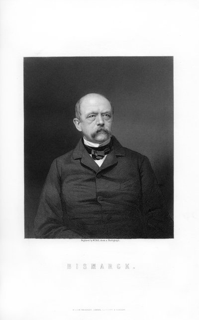 オットーフォンビスマルク、ラウエンブルク公爵、ドイツの政治家、1893年。 作： W. Holl