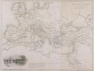 ローマ帝国、1850年頃 作： W Hughes
