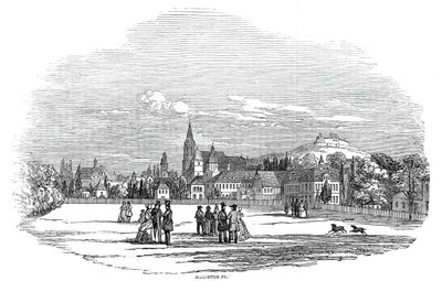 Coburg - Albert殿下が描いた1845年の図面より。 作： W. J. Linton