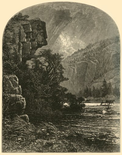 「プロファイル ロック」、1874 年。 作： W. J. Linton