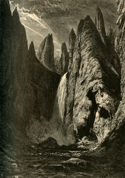 タワーフォールズ」、1872年   作： W. J. Linton