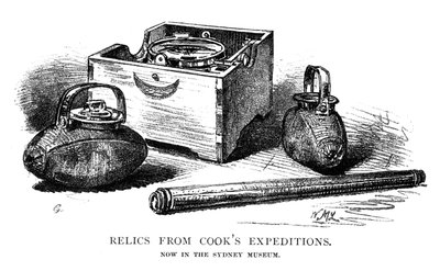 クックス探検隊の遺物、1886年。 作： W. Macleod