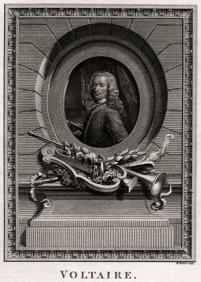ヴォルテール、1774 作： W. Walker