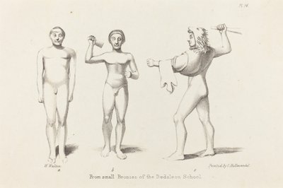 ブロンズのダイダリアンフィギュア 作： W. Walton after John Flaxman