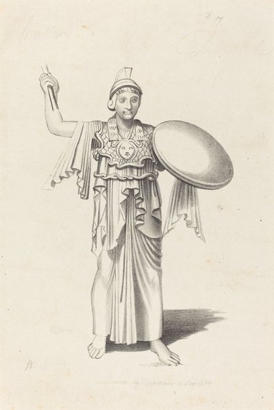 ダイダロスのブロンズからミネルバ 作： W. Walton after John Flaxman