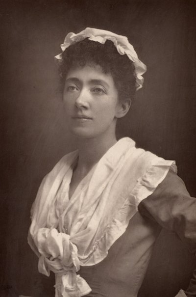 "マリオン・テリー（1852-1930）イギリスの女優、エレン・テリーとフレッド・テリーの妹（ウッドベリー・タイプ） 作： W. and D. (after) Downey