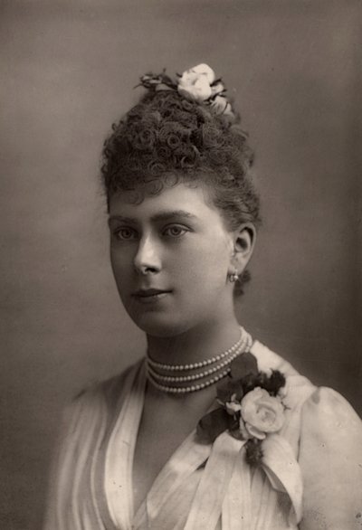 テック王女メアリー（メイ）（1867-1953） 作： W. and D. (after) Downey