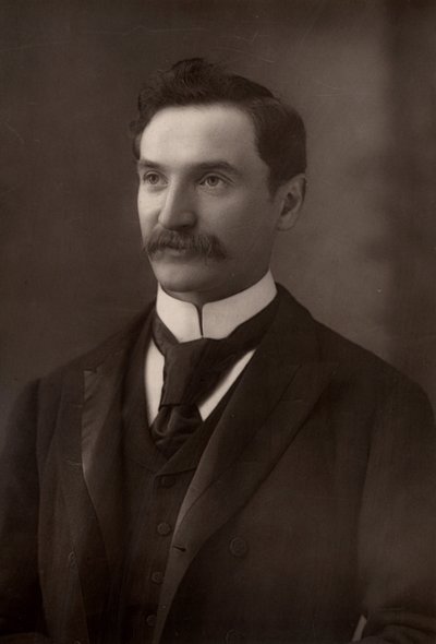「ソロモン・ジョセフ・ソロモン（1860-1927） イギリスの肖像画・壁画画家。第一次世界大戦ではイギリス軍にカモフラージュを導入。(ウッドベリータイプ) 作： W. and D. (after) Downey