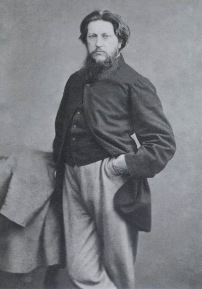 フォード・マドックス・ブラウン 1864年頃（アルブメン・カルト・ド・ヴィジット） 作： W. and D. Downey