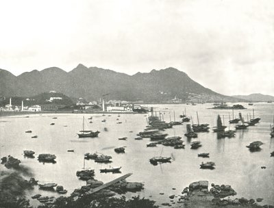 イーストポイント、ビクトリアヒルズ、香港、1895年。 作： W and S Ltd