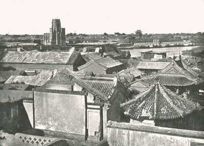 大聖堂の遺跡、中国、天津、1895年を示す全体図。 作： W and S Ltd
