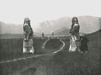 都市へのアプローチ、南京、中国、1895年。 作： W and S Ltd